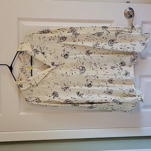 Plus size 24W vintage Rena Rowan silk blouse